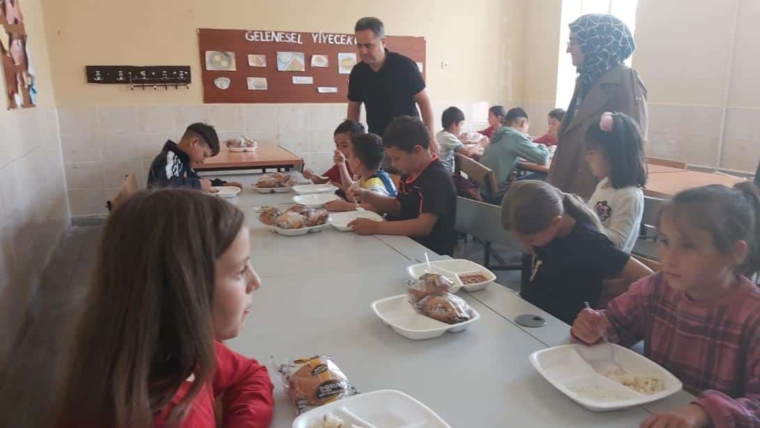 Taşımalı Eğitim Kapsamındaki Okullarda Yemek Hizmeti Denetlendi